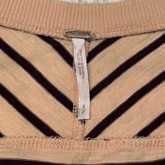 Free People Hard Candy Cuff Top Striped Long Sleeve - Picture 4 of 5